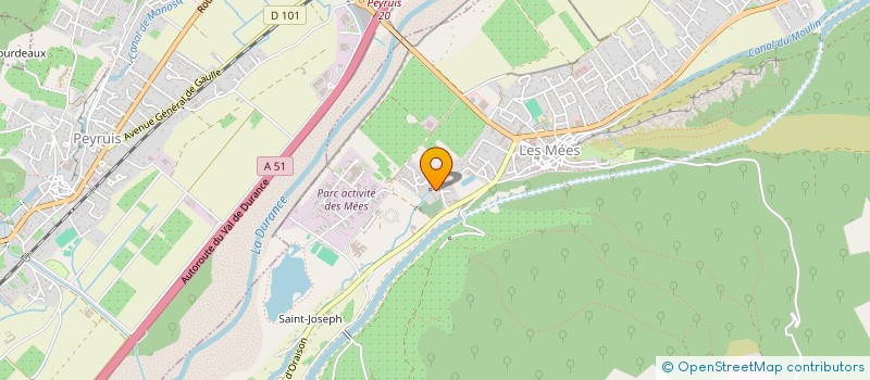 localisation de l'entreprise ASSOCIATION SPORTIVE DE L'ECOLE DE DABISSE à LES MEES
