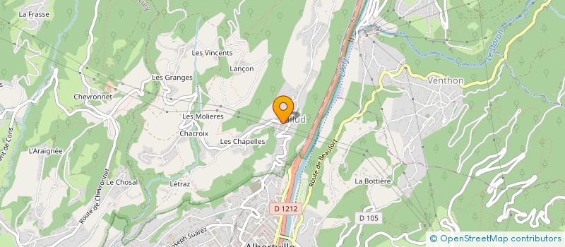 localisation de l'entreprise ASSOCIATION SPORTIVE DE L'ECOLE DE PALLUD  PALLUD