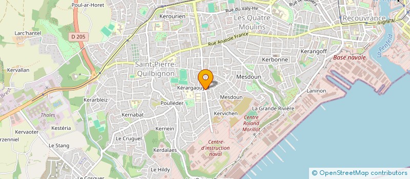 localisation de l'entreprise ASSOCIATION SPORTIVE DE L ECOLE DES MOUSSES à BREST