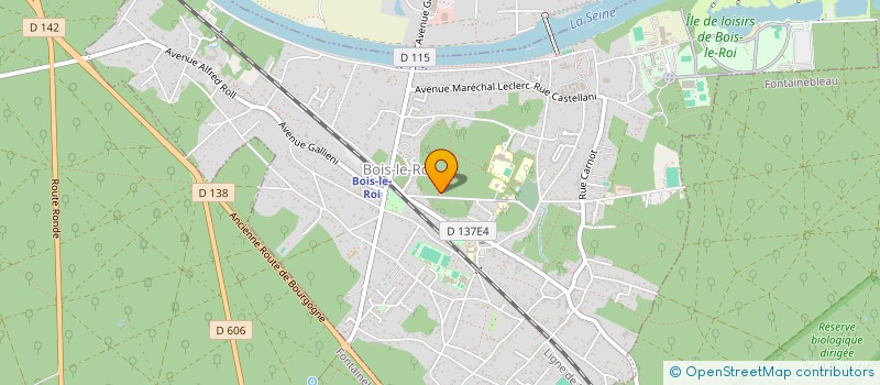 localisation de l'entreprise ASSOCIATION SPORTIVE DE L'ECOLE DES VIARONS  BOIS-LE-ROI