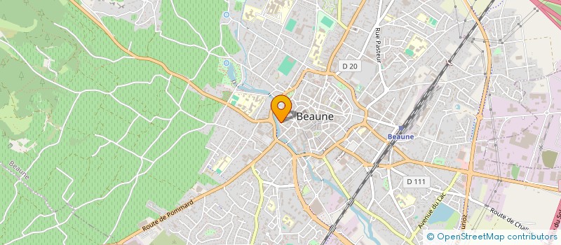localisation de l'entreprise ASSOCIATION SPORTIVE DE L'ECOLE ELEMENTAIRE DES REMPARTS à BEAUNE