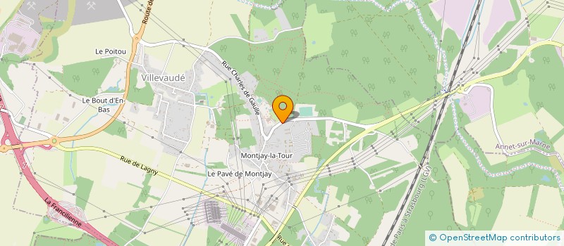 localisation de l'entreprise ASSOCIATION SPORTIVE DE L'ECOLE IVAN PEYCHES à VILLEVAUDE