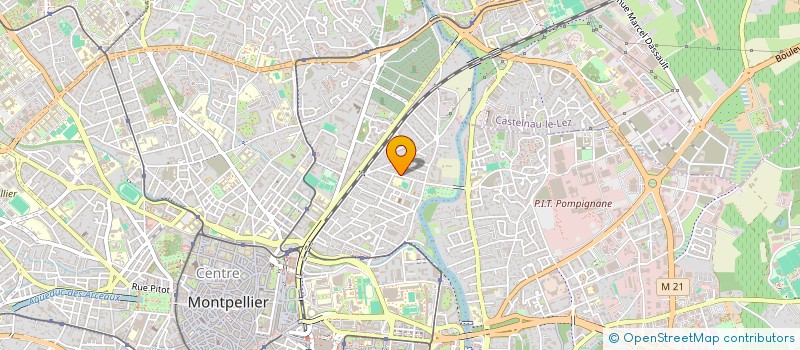 localisation de l'entreprise ASSOCIATION SPORTIVE DE L'ECOLE JEAN MOULIN à MONTPELLIER