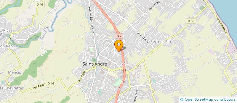 localisation de l'entreprise ASSOCIATION SPORTIVE DE L'ECOLE PAUL HERMANN à SAINT-ANDRE