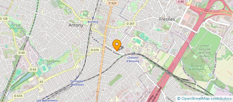 localisation de l'entreprise ASSOCIATION SPORTIVE DE L'ECOLE PRIMAIRE JULES FERRY à ANTONY