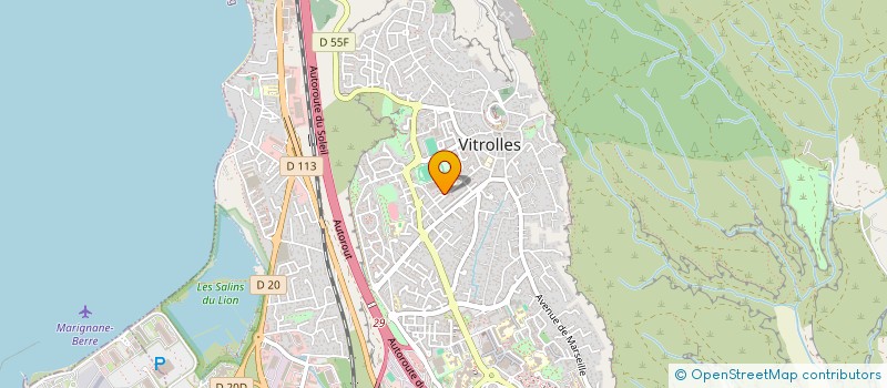 localisation de l'entreprise ASSOCIATION SPORTIVE DE L ECOLE PUBLIQUE MIXTE FREDERIC MISTRAL à VITROLLES