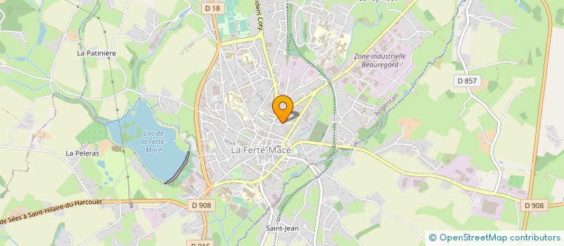 localisation de l'entreprise ASSOCIATION SPORTIVE DE L'ECOLE SAINTE MARIE à LA FERTE MACE
