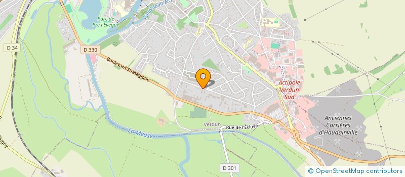 localisation de l'entreprise ASSOCIATION SPORTIVE DE L'EPL AGRO VERDUN à VERDUN
