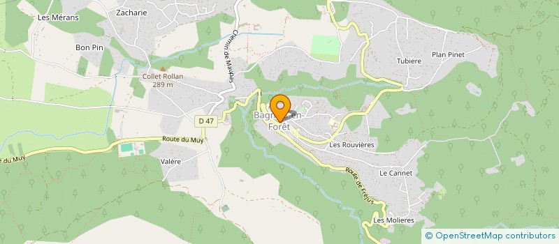 localisation de l'entreprise ASSOCIATION SPORTIVE DE L'ESTEREL  LES ADRETS-DE-L'ESTEREL