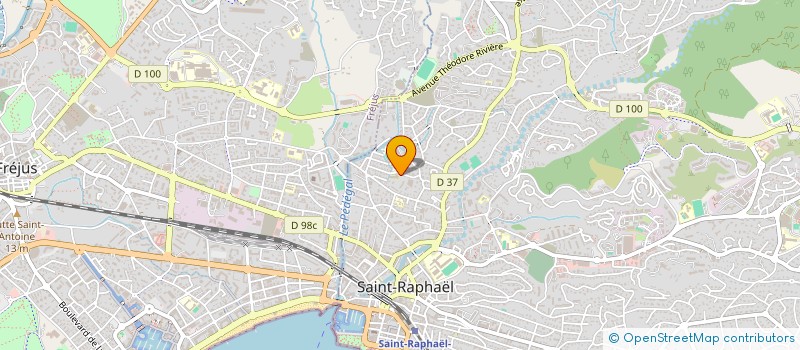 localisation de l'entreprise ASSOCIATION SPORTIVE DE L'IUT DE SAINT RAPHAEL à SAINT-RAPHAEL