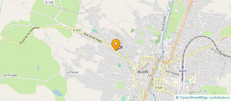 localisation de l'entreprise ASSOCIATION SPORTIVE DE L'ORATOIRE  AUCH