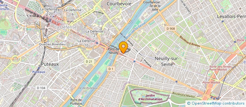 localisation de l'entreprise ASSOCIATION SPORTIVE DE L UBAF à NEUILLY-SUR-SEINE
