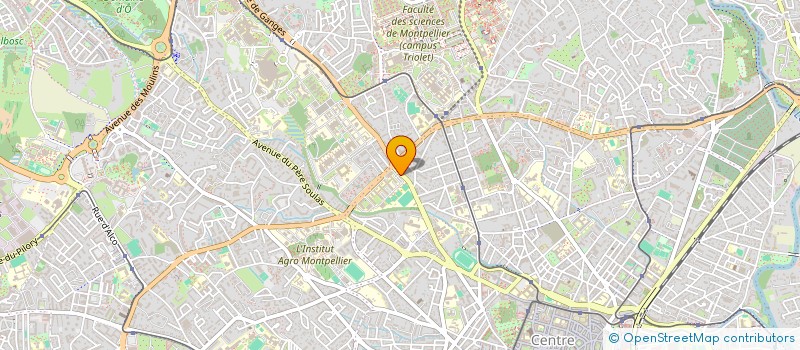 localisation de l'entreprise ASSOCIATION SPORTIVE DE L'UFR DE PHARMACIE à MONTPELLIER