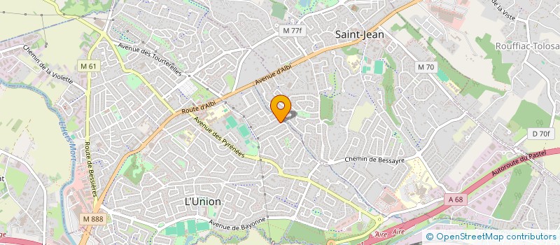localisation de l'entreprise ASSOCIATION SPORTIVE DE L'UNION RANDONNEE à L'UNION