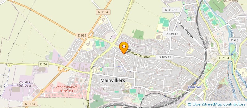 localisation de l'entreprise ASSOCIATION SPORTIVE DE L'UNION SPORTIVE DE L'ENSEIGNEMENT DU 1ER DEGRE DE L'ECOLE PUBLIQUE MIXTE JEAN ZAY à MAINVILLIERS