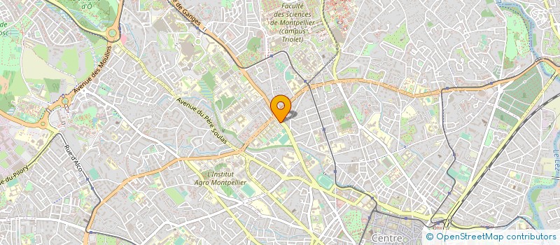 localisation de l'entreprise ASSOCIATION SPORTIVE DE L'UNIVERSITE DE MONTPELLIER (ASUM) à MONTPELLIER