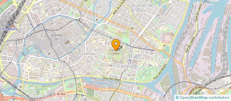 localisation de l'entreprise ASSOCIATION SPORTIVE DE L' UNIVERSITE DE STRASBOURG à STRASBOURG