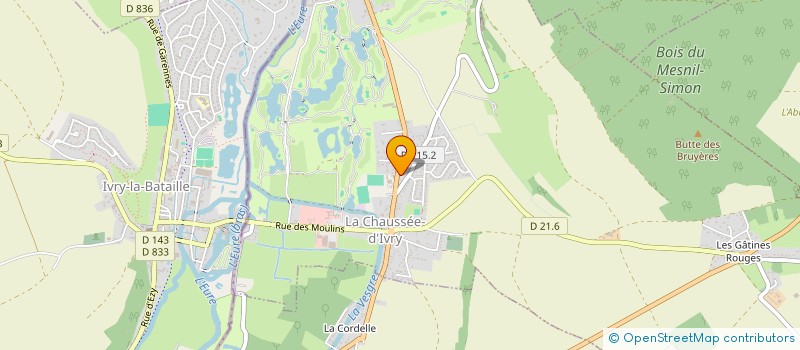 localisation de l'entreprise ASSOCIATION SPORTIVE DE LA CHAUSSEE D IVRY à LA CHAUSSEE-D'IVRY