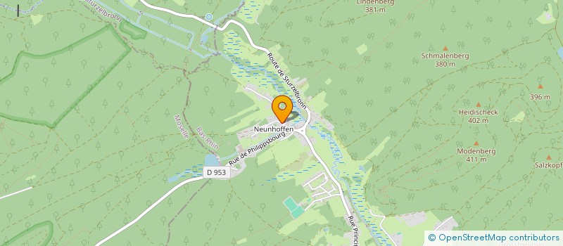 localisation de l'entreprise ASSOCIATION SPORTIVE DE LA CITE DE L ILL  GUNDERSHOFFEN