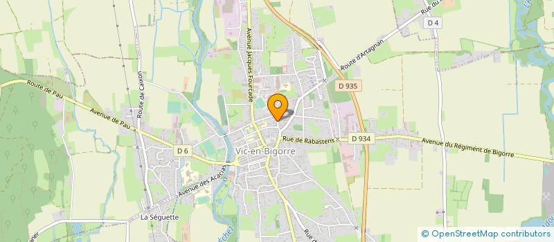 localisation de l'entreprise ASSOCIATION SPORTIVE DE LA CITE SCOLAIRE PIERRE MENDES FRANCE DE VIC EN BIGORRE  VIC-EN-BIGORRE