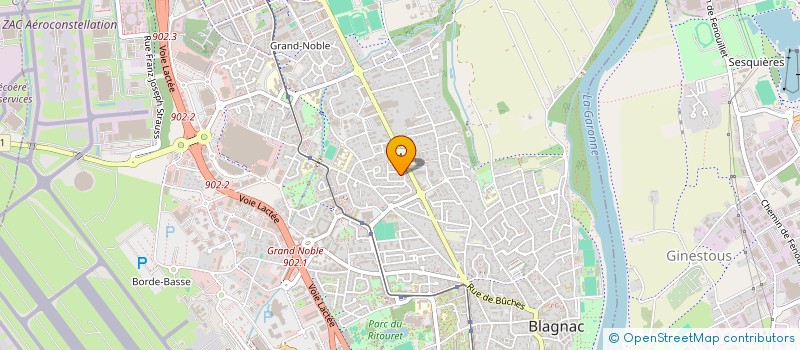 localisation de l'entreprise ASSOCIATION SPORTIVE DE LA DIRECTION DEPARTEMENTALE DE LA POLICE AUX FRONTIERES DE LA HAUTE-GARONNE (ASDDPAF31) à BLAGNAC