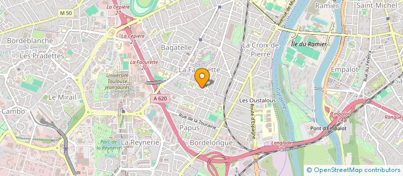 localisation de l'entreprise ASSOCIATION SPORTIVE DE LA FAOURETTE à TOULOUSE