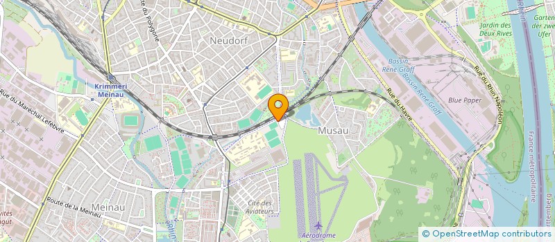 localisation de l'entreprise ASSOCIATION SPORTIVE DE LA MUSAU à STRASBOURG
