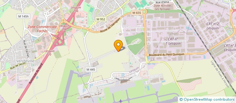 localisation de l'entreprise ASSOCIATION SPORTIVE DE LA POLICE AUX FRONTIERES DU NORD à LESQUIN