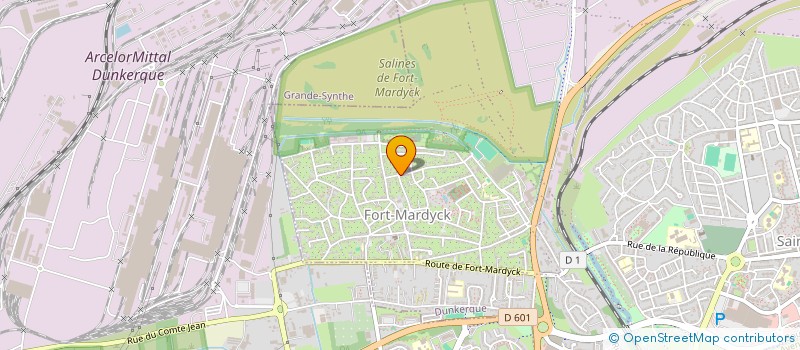 localisation de l'entreprise ASSOCIATION SPORTIVE DE LA POLICE MUNICIPALE DE SAINT POL SUR MER à DUNKERQUE