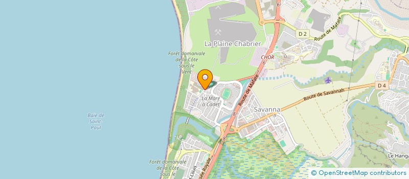 localisation de l'entreprise ASSOCIATION SPORTIVE DE LA RUE SAINT-LOUIS  SAINT-PAUL