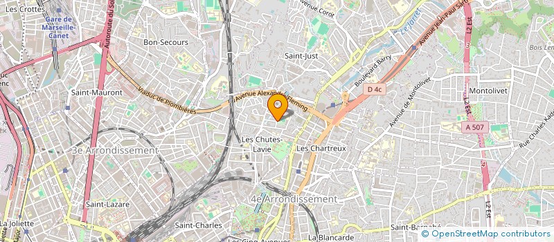 localisation de l'entreprise ASSOCIATION SPORTIVE DE LUTTE à MARSEILLE