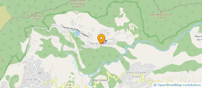 localisation de l'entreprise ASSOCIATION SPORTIVE DE MARE A MARTINS  SALAZIE