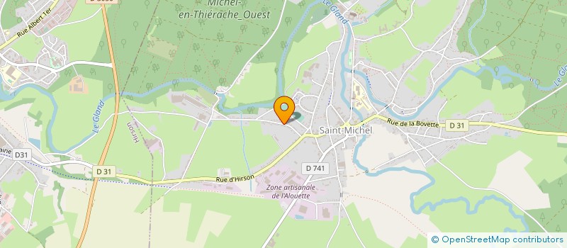 localisation de l'entreprise ASSOCIATION SPORTIVE DE MARTIGNY à SAINT-MICHEL