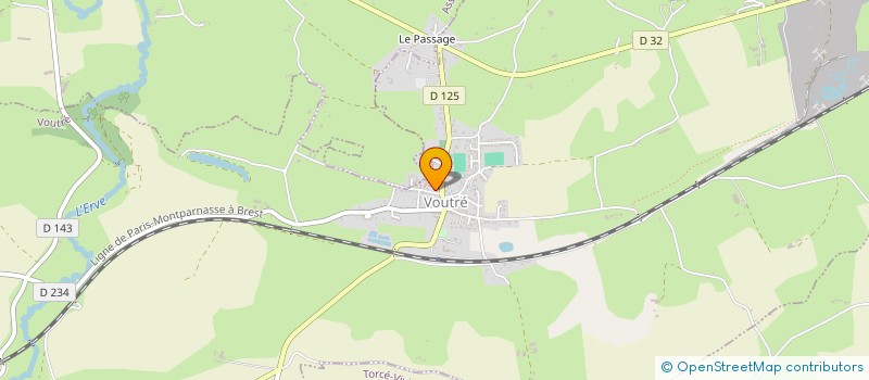 localisation de l'entreprise ASSOCIATION SPORTIVE DE MEZANGERS  MEZANGERS