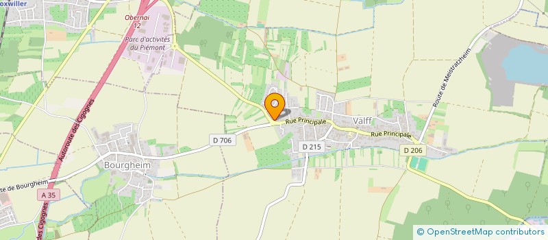 localisation de l'entreprise ASSOCIATION SPORTIVE DE NIEDERNAI  VALFF