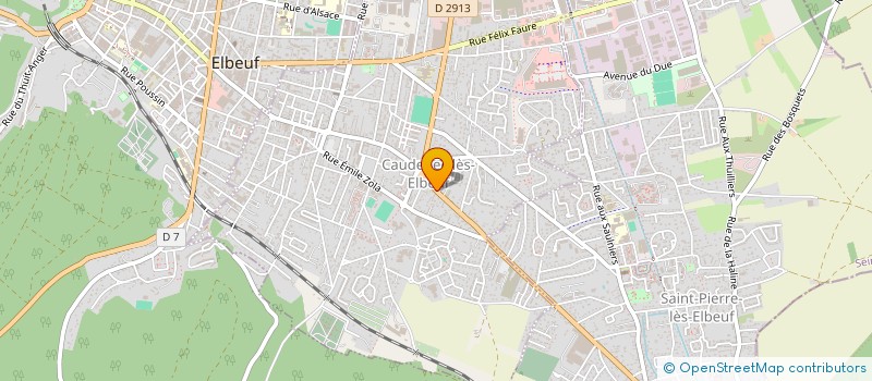 localisation de l'entreprise ASSOCIATION SPORTIVE DE PALET 276  CAUDEBEC-LES-ELBEUF