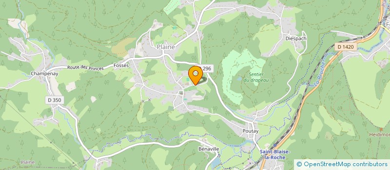 localisation de l'entreprise ASSOCIATION SPORTIVE DE PLAINE  PLAINE