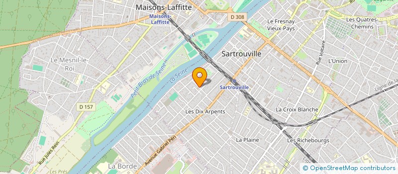 localisation de l'entreprise ASSOCIATION SPORTIVE DE SARTROUVILLE à SARTROUVILLE