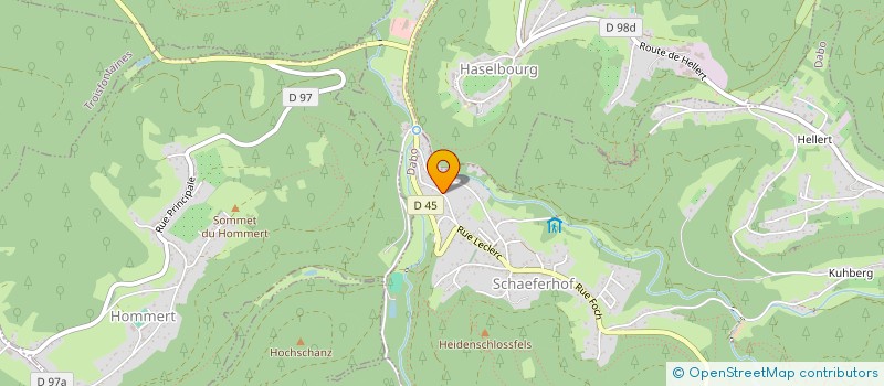 localisation de l'entreprise ASSOCIATION SPORTIVE DE SCHAEFERHOF à DABO