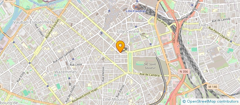 localisation de l'entreprise ASSOCIATION SPORTIVE DE SCIENCES PO LILLE à LILLE