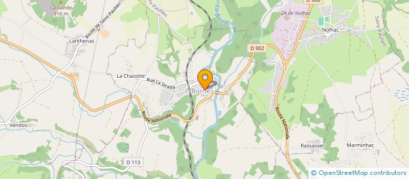 localisation de l'entreprise ASSOCIATION SPORTIVE DE ST GENEYS  SAINT-GENEYS-PRES-SAINT-PAULIEN