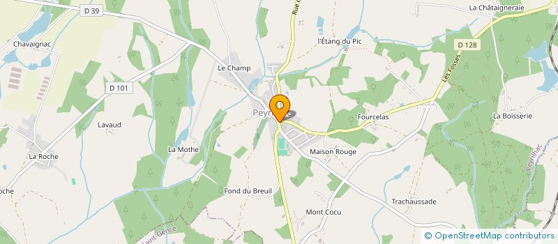 localisation de l'entreprise ASSOCIATION SPORTIVE DE ST JOUVENT à SAINT-JOUVENT