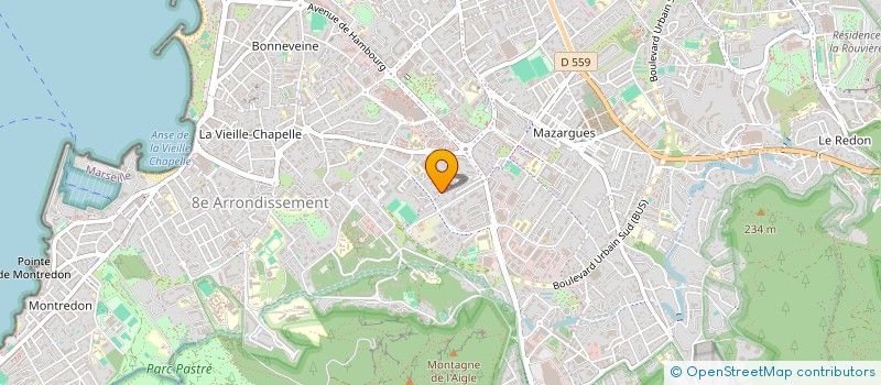 localisation de l'entreprise ASSOCIATION SPORTIVE DE TENNIS SAN REMO à MARSEILLE