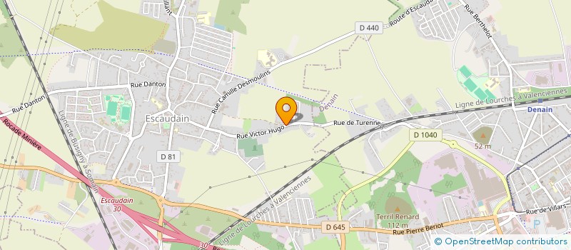 localisation de l'entreprise ASSOCIATION SPORTIVE DE TIR ESCAUDINOISE  RIEULAY