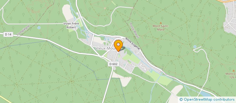 localisation de l'entreprise ASSOCIATION SPORTIVE DE VIEUX MOULIN  VIEUX-MOULIN