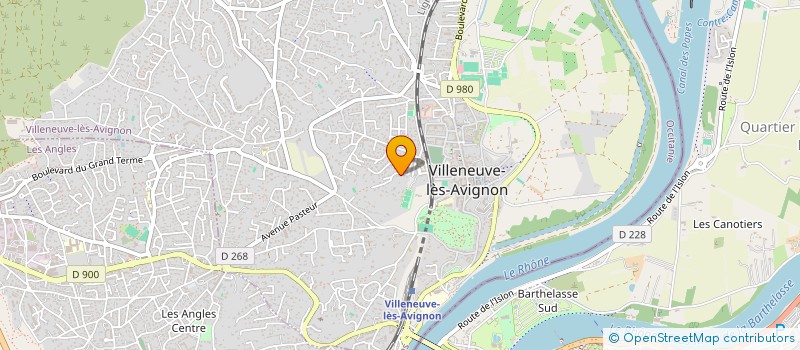 localisation de l'entreprise ASSOCIATION SPORTIVE DE VILLENEUVE-LEZ-AVIGNON CORNHOLE  VILLENEUVE-LES-AVIGNON