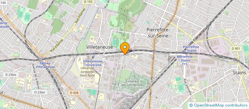 localisation de l'entreprise ASSOCIATION SPORTIVE DE VILLEPIERRE à VILLETANEUSE