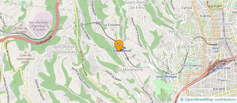 localisation de l'entreprise ASSOCIATION SPORTIVE DE VISHAY à NICE