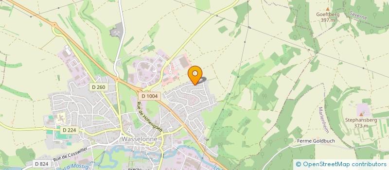 localisation de l'entreprise ASSOCIATION SPORTIVE DE WASSELONNE  WASSELONNE