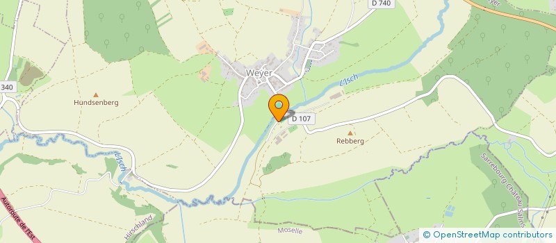 localisation de l'entreprise ASSOCIATION SPORTIVE DE WEYER  WEYER